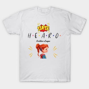 Super Hearo | Cochlear Implant | Hearing Loss | Deaf T-Shirt